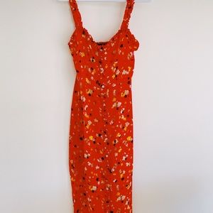NWOT Réalisation Par 'Juliet’ silk midi dress